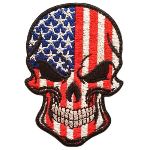 Patches Totenkopf Army Flagge 9cm -   Skull-Style - DER  Online-Shop für den Skull und Viking Fan